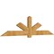 Ekena Millwork Kennewick Rough Sawn Timber Gable Bracket, Western Red Cedar, 96"W x 24"H x 2"D x 6"F, 6/12 Pitch GBW096X24X0206KEN00RWR - alternate 3